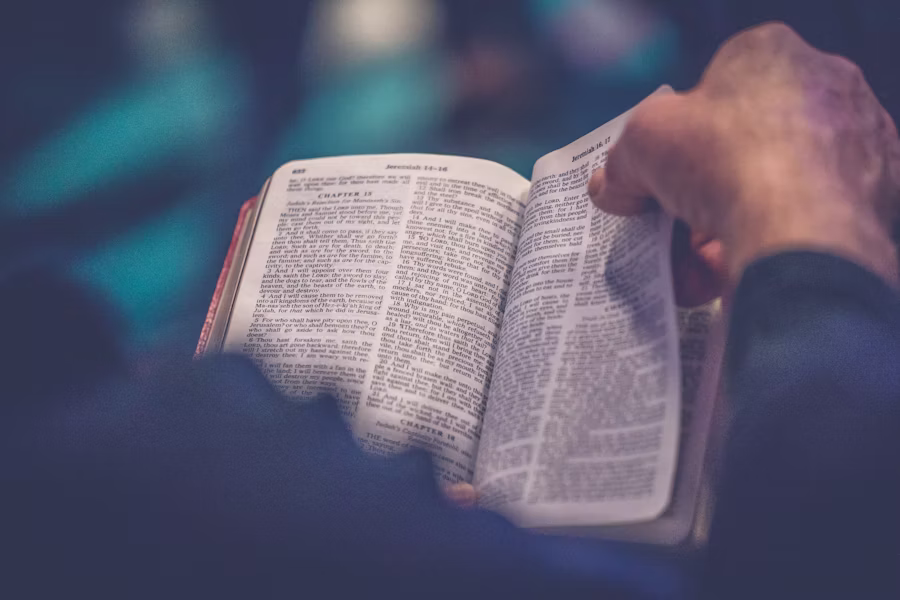 Open bible image